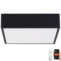 Immax NEO 07237L - LED reguliuojamas lubų šviestuvas CANTO LED/22W/230V juodas Tuya + nuotolinio valdymo pultas