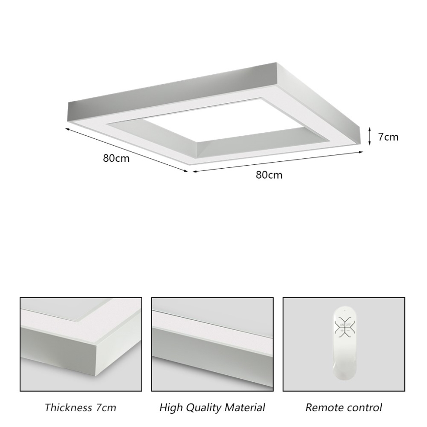Immax NEO 07240L - LED Pritemdomas lubinis šviestuvas CANTO LED/60W/230V 2700-6500K Tuya balta