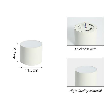 Immax NEO 07241L - LED Pritemdomas lubinis šviestuvas RONDATE LED/18W/230V 11,5cm Wi-Fi Tuya
