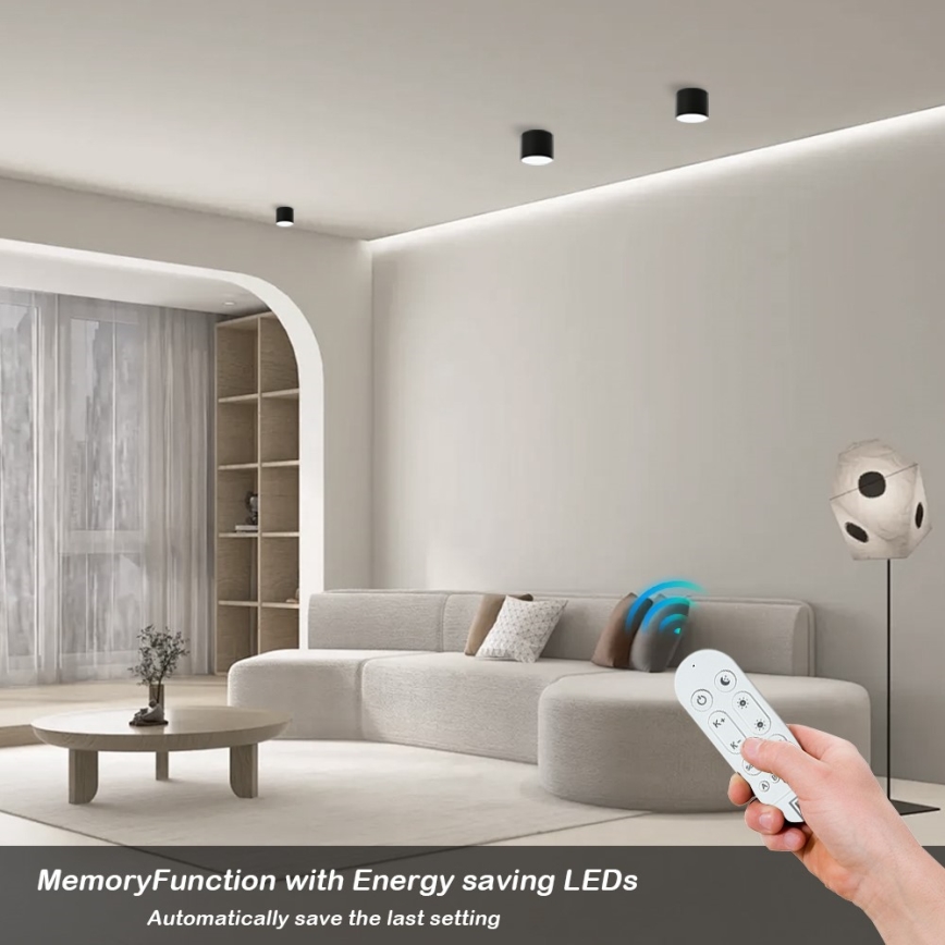 Immax NEO 07242L - Dimeriuojamas LED lubinis šviestuvas RONDATE LED/18W/230V 11,5 cm Wi-Fi Tuya