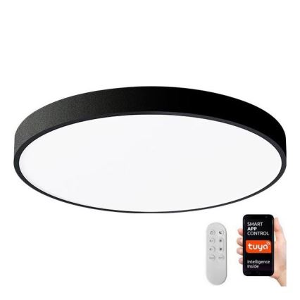 Immax NEO 07248L - LED Pritemdomas lubinis šviestuvas NEO LITE SEMPLICI LED/36W/230V 3000-6000K Wi-Fi Tuya juoda + nuotolinio valdymo pultas
