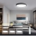 Immax NEO 07249L - LED Pritemdomas lubinis šviestuvas NEO LITE SEMPLICI LED/48W/230V 3000-6000K Wi-Fi Tuya juoda + nuotolinio valdymo pultas