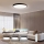 Immax NEO 07250L - LED Pritemdomas lubinis šviestuvas NEO LITE SEMPLICI LED/60W/230V 3000-6000K Wi-Fi Tuya juoda + nuotolinio valdymo pultas