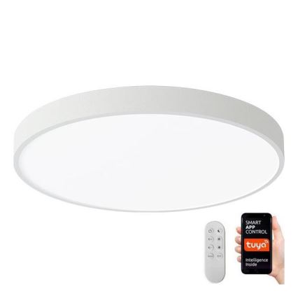 Immax NEO 07251L - LED Pritemdomas lubinis šviestuvas NEO LITE SEMPLICI LED/36W/230V 3000-6000K Wi-Fi Tuya balta + nuotolinio valdymo pultas