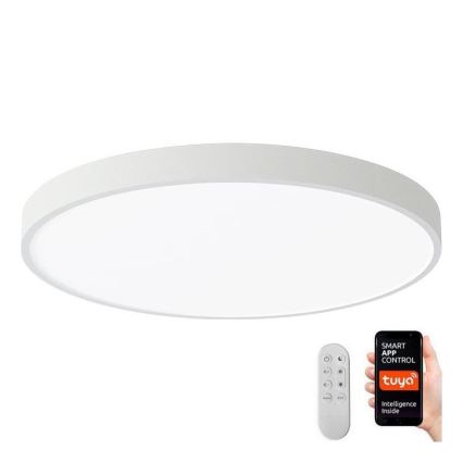 Immax NEO 07252L - LED Pritemdomas lubinis šviestuvas NEO LITE SEMPLICI LED/48W/230V 3000-6000K Wi-Fi Tuya balta + nuotolinio valdymo pultas