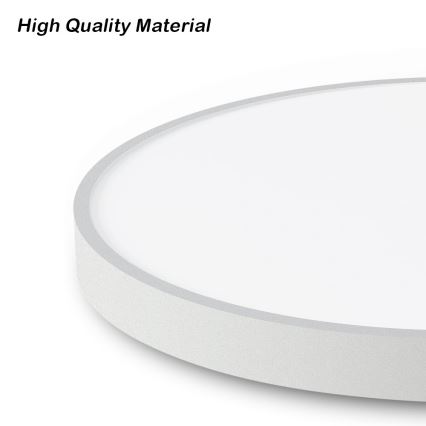 Immax NEO 07252L - LED Pritemdomas lubinis šviestuvas NEO LITE SEMPLICI LED/48W/230V 3000-6000K Wi-Fi Tuya balta + nuotolinio valdymo pultas