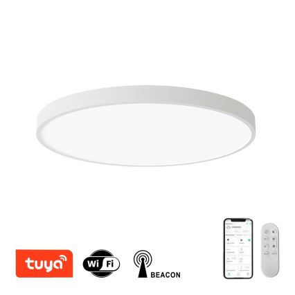 Immax NEO 07253L - LED Pritemdomas lubinis šviestuvas NEO LITE SEMPLICI LED/60W/230V 3000-6000K Wi-Fi Tuya balta + nuotolinio valdymo pultas