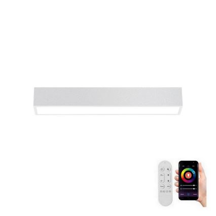 Immax NEO 07257L - LED Pritemdomas lubinis šviestuvas NEO LITE LUNGO LED/20W/230V 3000-6000K Wi-Fi Tuya balta + nuotolinio valdymo pultas