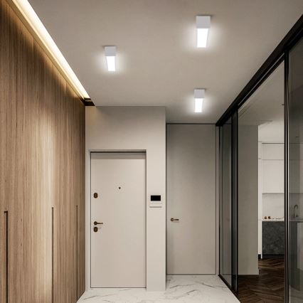 Immax NEO 07257L - LED Pritemdomas lubinis šviestuvas NEO LITE LUNGO LED/20W/230V 3000-6000K Wi-Fi Tuya balta + nuotolinio valdymo pultas