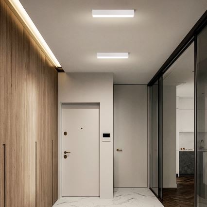 Immax NEO 07257L - LED Pritemdomas lubinis šviestuvas NEO LITE LUNGO LED/20W/230V 3000-6000K Wi-Fi Tuya balta + nuotolinio valdymo pultas