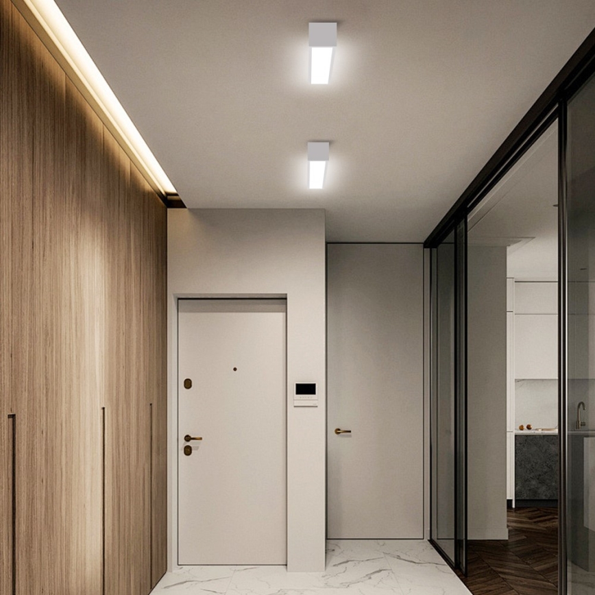 Immax NEO 07257L - LED Pritemdomas lubinis šviestuvas NEO LITE LUNGO LED/20W/230V 3000-6000K Wi-Fi Tuya balta + nuotolinio valdymo pultas