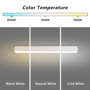 Immax NEO 07258L - LED Pritemdomas lubinis šviestuvas NEO LITE LUNGO LED/29W/230V 3000-6000K Wi-Fi Tuya balta + nuotolinio valdymo pultas