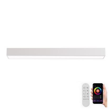 Immax NEO 07258L - LED Pritemdomas lubinis šviestuvas NEO LITE LUNGO LED/29W/230V 3000-6000K Wi-Fi Tuya balta + nuotolinio valdymo pultas