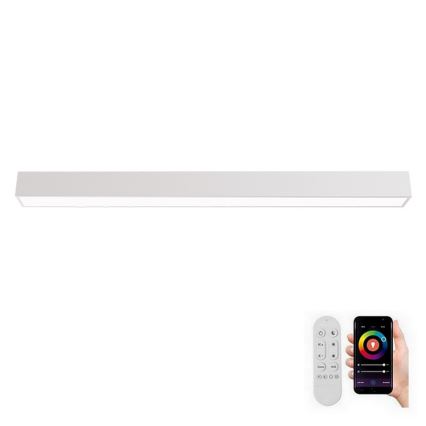 Immax NEO 07259L - LED Pritemdomas lubinis šviestuvas NEO LITE LUNGO LED/38W/230V 3000-6000K Wi-Fi Tuya balta + nuotolinio valdymo pultas