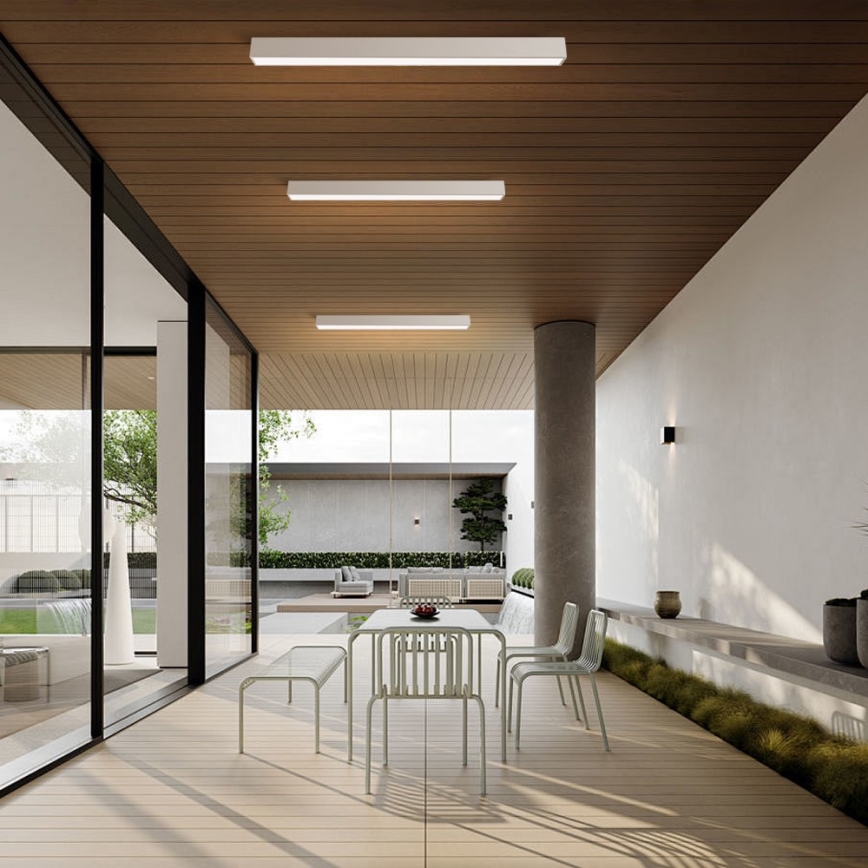 Immax NEO 07259L - LED Pritemdomas lubinis šviestuvas NEO LITE LUNGO LED/38W/230V 3000-6000K Wi-Fi Tuya balta + nuotolinio valdymo pultas