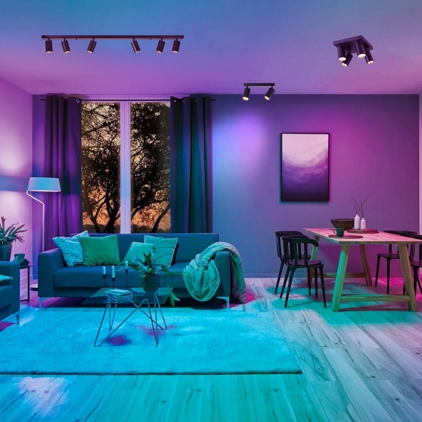 Immax NEO 07263Z - LED RGB+CCT Pritemdomi akcentiniai šviestuvai NEO PUNTO 2xGU10/4,8W/230V Tuya