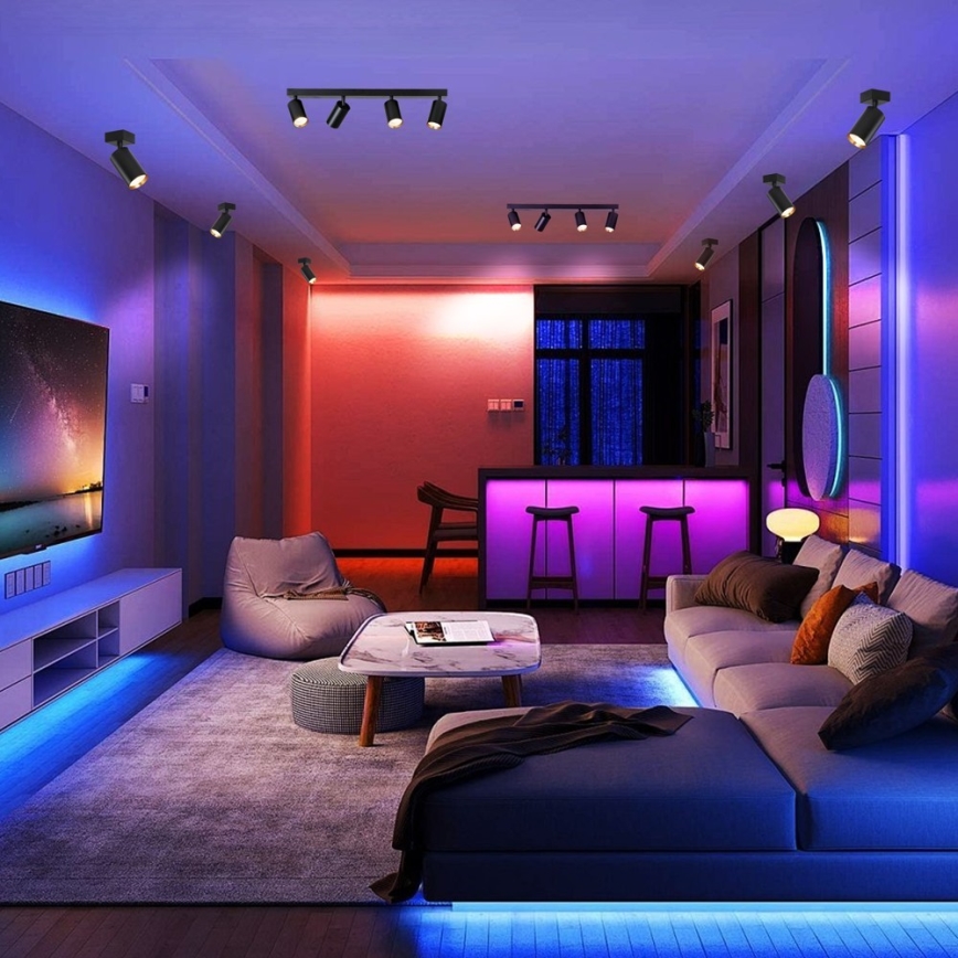 Immax NEO 07264W - LED RGB+CCT Pritemdomi akcentiniai šviestuvai NEO LITE PUNTO 4xGU10/6W/230V Wi-Fi Tuya