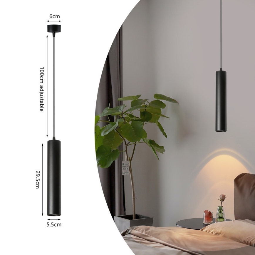 Immax NEO 07271Z - LED RGB+CCT Reguliuojamas pakabinamas sietynas NEO PUNTO 1xGU10/4,8W/230V Tuya