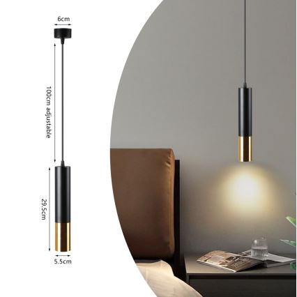 Immax NEO 07273Z - LED RGB+CCT Reguliuojamas pakabinamas sietynas NEO PUNTO 1xGU10/4,8W/230V Tuya