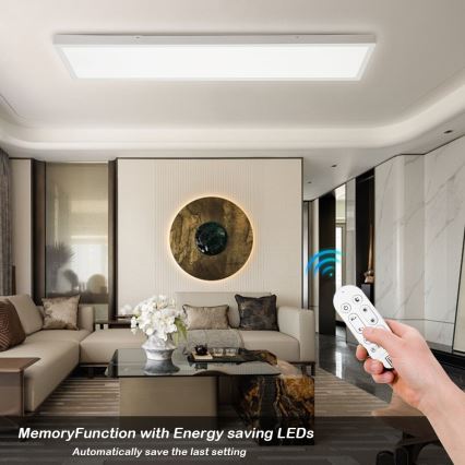 Immax NEO 07276L - LED pritemdomas lubinis vonios šviestuvas NEO LITE FRAME LED/50W/230V IP44 Wi-Fi Tuya + nuotolinio valdymo pultas balta