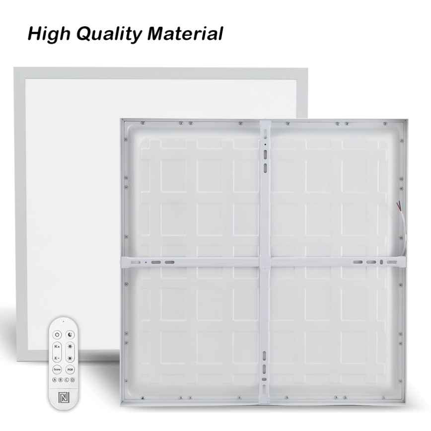 Immax NEO 07277L - LED pritemdomas lubinis vonios šviestuvas NEO LITE FRAME LED/50W/230V IP44 Wi-Fi Tuya +remote kontrolė balta