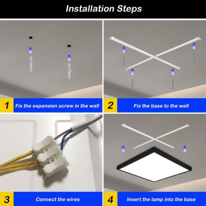 Immax NEO 07279L - LED pritemdomas lubinis vonios šviestuvas NEO LITE FRAME LED/50W/230V IP44 Wi-Fi Tuya + nuotolinio valdymo pultas juoda