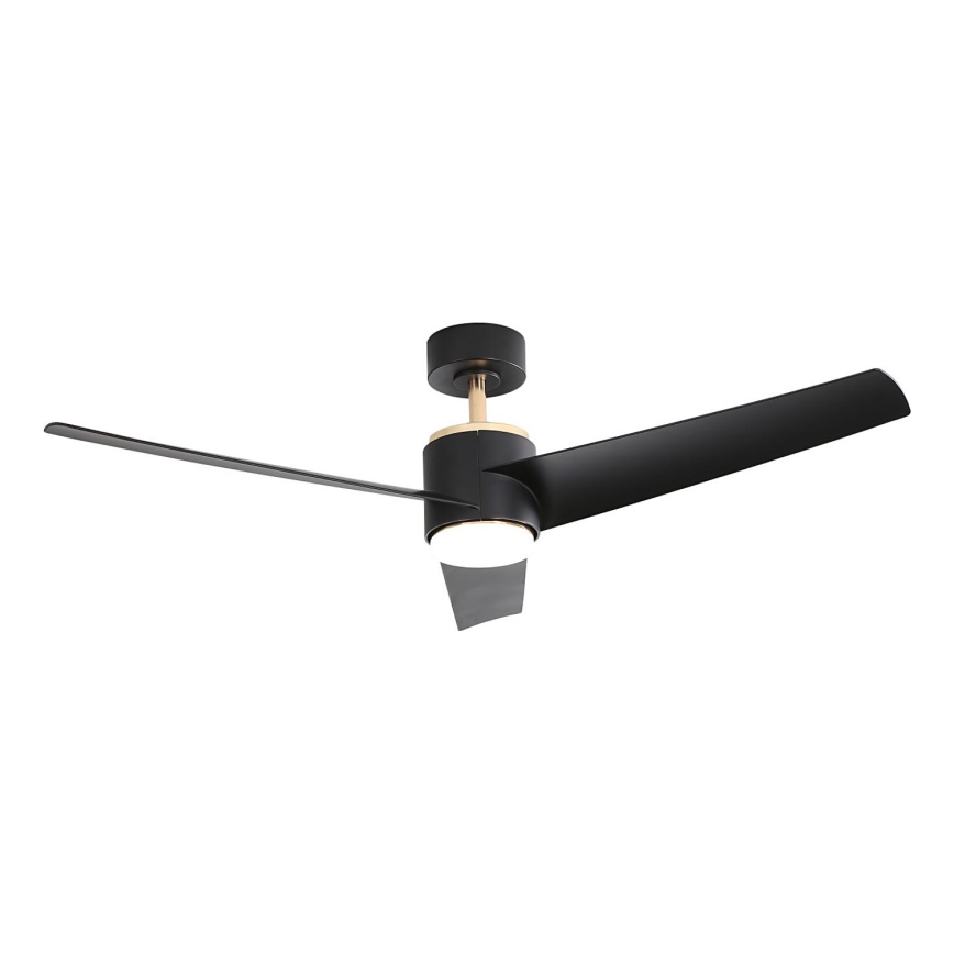 Immax NEO 07280L - LED Reguliuojamas lubinis ventiliatorius BEAUTY LED/18W/230V Wi-Fi Tuya juoda + nuotolinio valdymo pultas