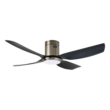 Immax NEO 07282L - LED+CCT lubų ventiliatorius su dimeriuojamu LED apšvietimu PURE LED/24W/230V 3000/4000/6000K Wi‑Fi Tuya + nuotolinis pultas