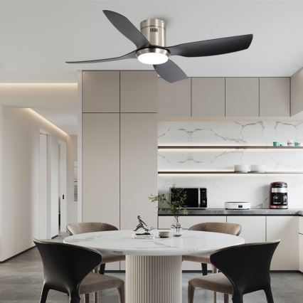 Immax NEO 07282L - LED+CCT lubų ventiliatorius su dimeriuojamu LED apšvietimu PURE LED/24W/230V 3000/4000/6000K Wi‑Fi Tuya + nuotolinis pultas