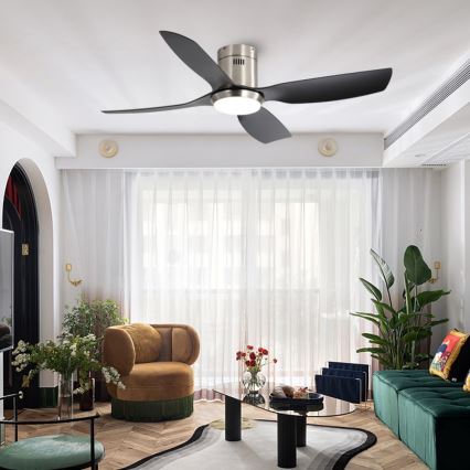 Immax NEO 07282L - LED+CCT lubų ventiliatorius su dimeriuojamu LED apšvietimu PURE LED/24W/230V 3000/4000/6000K Wi‑Fi Tuya + nuotolinis pultas