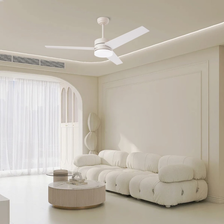 Immax NEO 07284L - reguliuojamas LED+CCT lubinis ventiliatorius VARIABLE LED/24W/230V 3000/4000/6000K Wi-Fi Tuya + nuotolinis valdymas