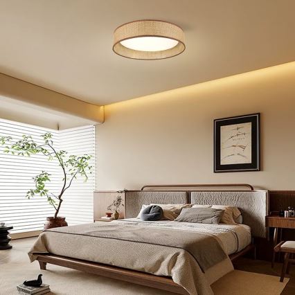 Immax NEO 07288L - LED+CCT Dimeriuojamas lubų šviestuvas LONA LED/36W/230V 3000-6000K Wi-Fi Tuya Ø 45,5 cm + su nuotoliniu pultu