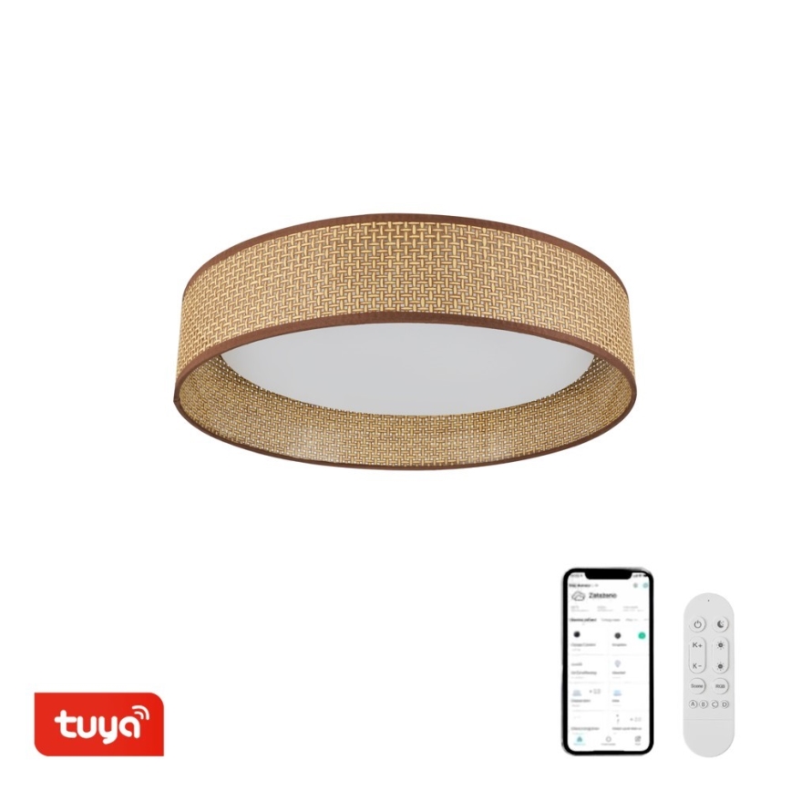 Immax NEO 07288L - LED+CCT Dimeriuojamas lubų šviestuvas LONA LED/36W/230V 3000-6000K Wi-Fi Tuya Ø 45,5 cm + su nuotoliniu pultu