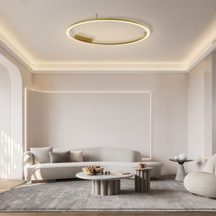 Immax NEO 07290-120G - LED+CCT Dimeriuojamas lubinis šviestuvas FINO LED/55W/230V 2700-6500K Tuya Ø 120 cm su nuotolinio valdymo pultu