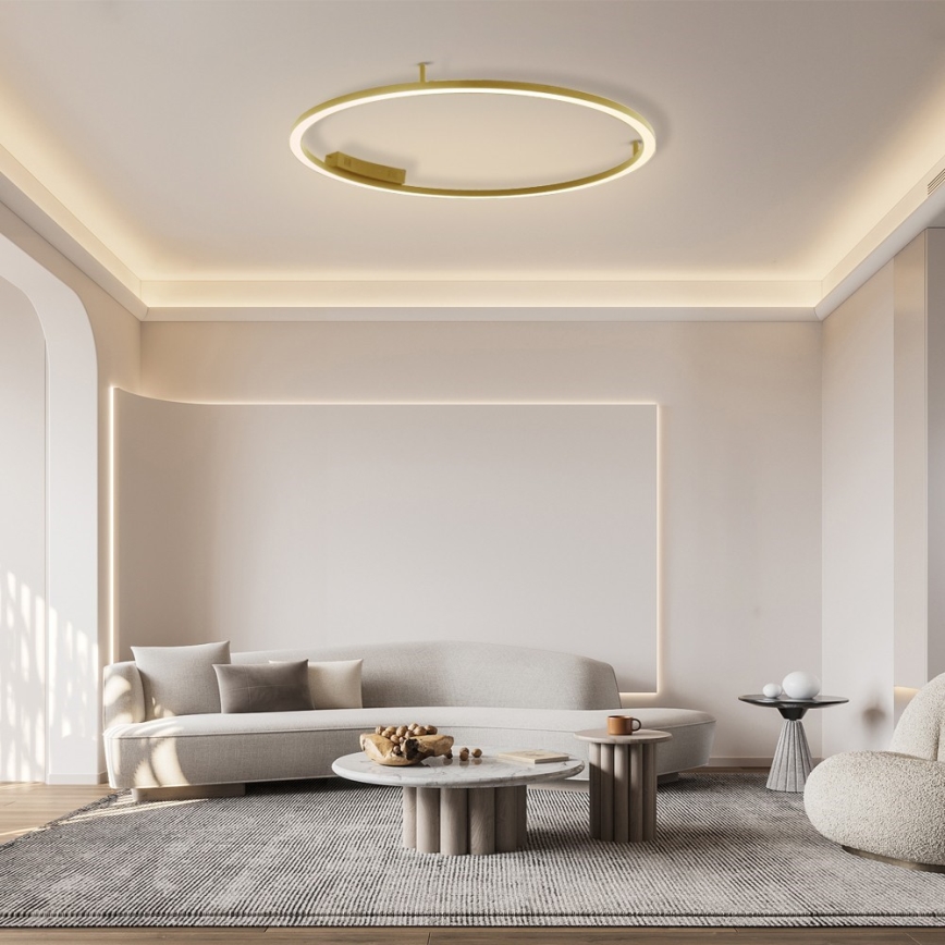 Immax NEO 07290-120G - LED+CCT Dimeriuojamas lubinis šviestuvas FINO LED/55W/230V 2700-6500K Tuya Ø 120 cm su nuotolinio valdymo pultu