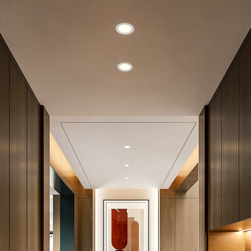 Immax NEO 07294L - Dimeriuojamas įleidžiamas LED šviestuvas DOWN LED/12W/230V Wi-Fi, skersmuo 12 cm, balta