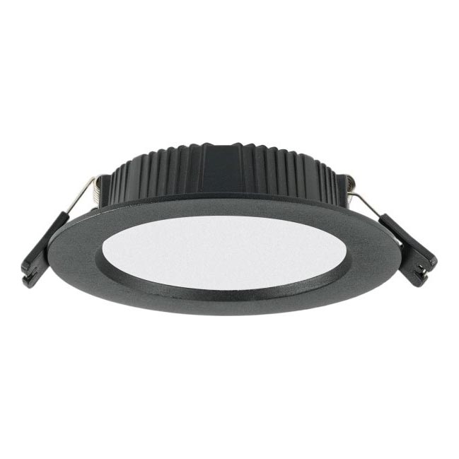 Immax NEO 07294L - Dimeriuojamas LED įleidžiamas šviestuvas DOWN LED/12W/230V Wi-Fi skersmuo 12 cm juodas