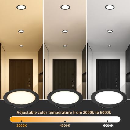 Immax NEO 07294L - dimeriuojamas įleidžiamas DOWN LED šviestuvas, 36 W, 230 V, su Wi‑Fi, Tuya Ø 23 cm, baltas