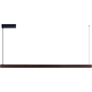 Immax NEO 07302L - dimeriuojamas LED pakabinamas šviestuvas ant laido MADEIRA LED/44W/230V Wi‑Fi Tuya 202 cm, riešutmedžio + nuotolinis valdymas