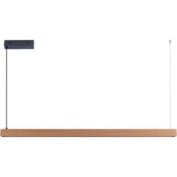 Immax NEO 07303L - reguliuojamas LED pakabinamas šviestuvas ant kabelio MADEIRA LED/26W/230V Wi‑Fi Tuya 122 cm ąžuolas + nuotolinis valdymas