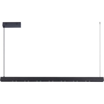 Immax NEO 07306L - Dimeriuojamas LED pakabinamas šviestuvas ant troselio MADEIRA LED/26W/230V Wi‑Fi Tuya 122 cm juodas + nuotolinis pultas