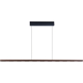 Immax NEO 07309L - dimuojamas LED pakabinamas šviestuvas ant troselio su jutikliu MADEIRA LED/37W/230V 157 cm riešutmedžio apdaila