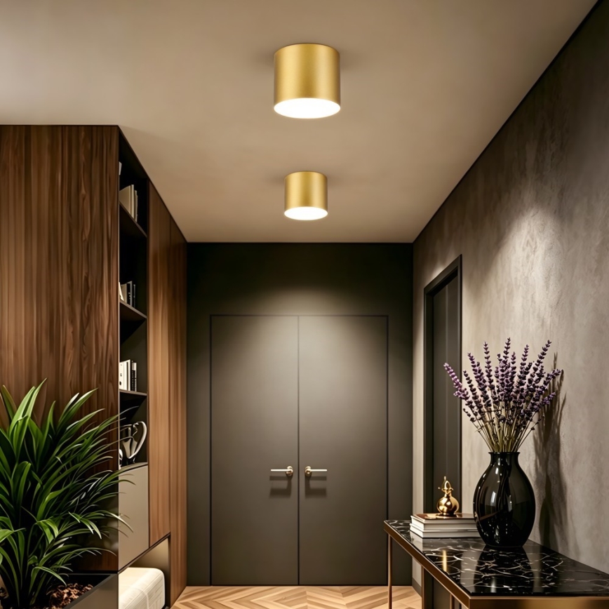 Immax NEO 07318L - dimeriuojamas LED lubinis šviestuvas RONDATE LED/32W/230V skersmuo 16,5 cm Wi-Fi Tuya aukso spalvos