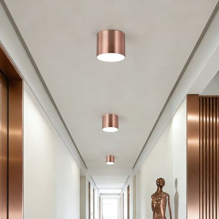 Immax NEO 07319L - LED dimeriuojamas lubinis šviestuvas RONDATE LED/18W/230V skersmuo 11,5 cm Wi-Fi Tuya rožinio aukso