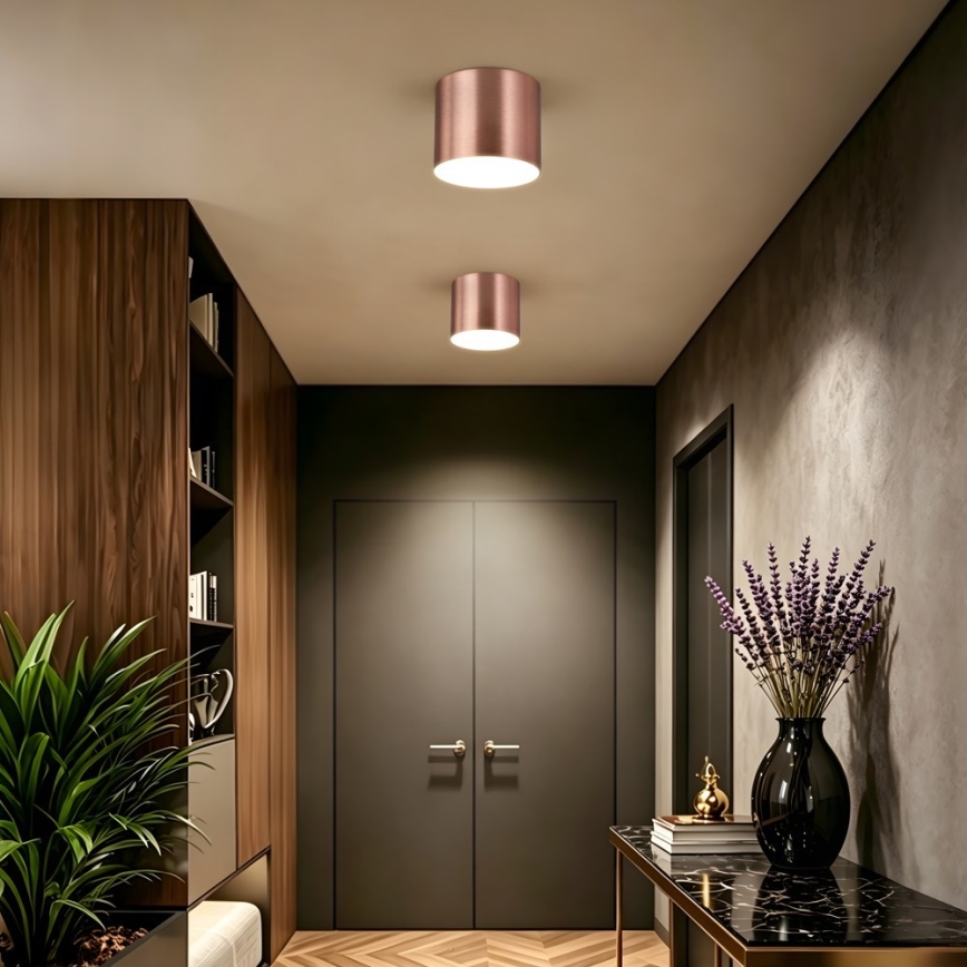 Immax NEO 07320L - Dimeriuojamas LED lubinis šviestuvas RONDATE LED/32W/230V skersmuo 16,5 cm Wi-Fi Tuya rožinio aukso