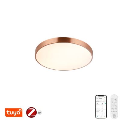 Immax NEO 07321L - LED reguliuojamas lubų šviestuvas NEO LITE SEMPLICI LED/36W/230V Ø 40 cm, vario spalvos + nuotolinis valdymas