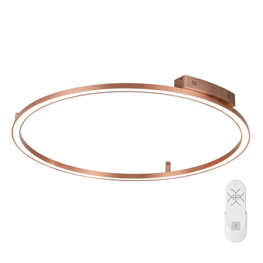 Immax NEO 07325-120C - LED dimeriuojamas lubinis šviestuvas FINO LED/72W/230V 120 cm Tuya rožinio aukso + nuotolinis valdymas