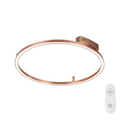 Immax NEO 07326-80C - reguliuojamas LED lubinis šviestuvas FINO LED/55W/230V, 80 cm, Tuya, rožinio aukso spalvos + su nuotoliniu pultu