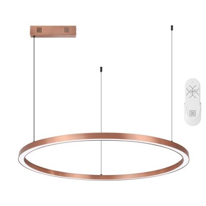 Immax NEO 07327L - pritemdomas LED pakabinamas šviestuvas ant laido FINO LED/55W/230V 80 cm rožinio aukso Tuya + nuotolinis valdymas