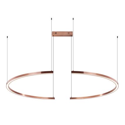 Immax NEO 07328L - Dimeriuojamas LED pakabinamas šviestuvas ant troselio FINO LED/72W/230V 120 cm rožinio aukso Tuya + nuotolinis valdymas